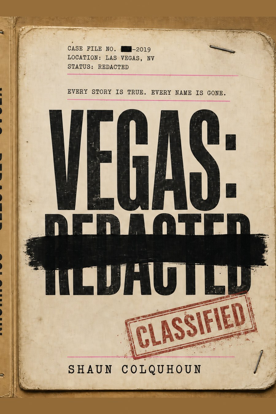 Vegas: Redacted — book cover